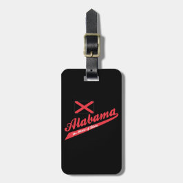 ディクシー地方の中心 アラバマ ラゲッジタグ