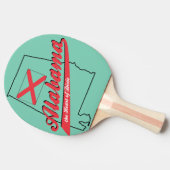 ディクシー地方の中心 アラバマ 卓球ラケット (横)