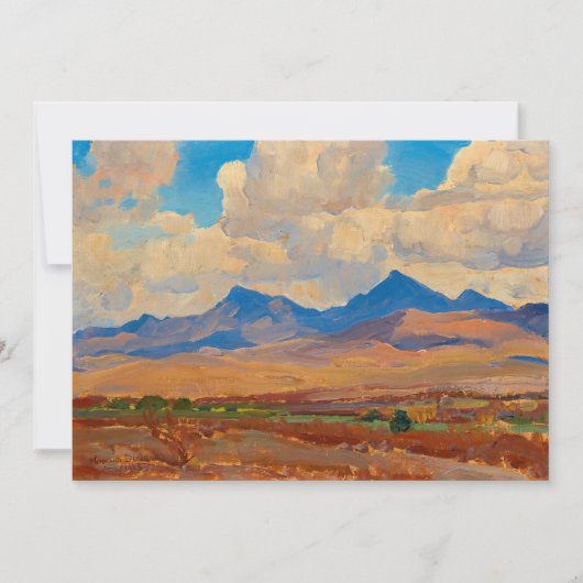 ディクソンのアリゾナ州トゥマコリ作戦の近くの丘 サンキューカード (正面)