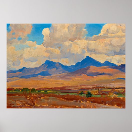 ディクソンのアリゾナ州トゥマコリ作戦の近くの丘 ポスター (正面)