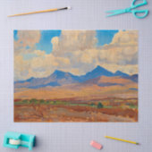 ディクソンのアリゾナ州トゥマコリ作戦の近くの丘 薄葉紙 (クラフト)