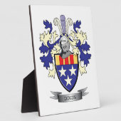 ディクソン家紋コート・オブ・アームズ フォトプラーク (側面)