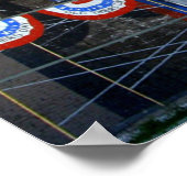 ディクソン郡テネシーの挨拶~壁画 ポスター (角)