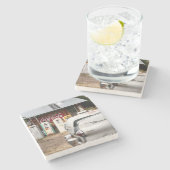 ディクソン、ニューメキシコ、米国。 ヴィンテージ車 ストーンコースター (横)