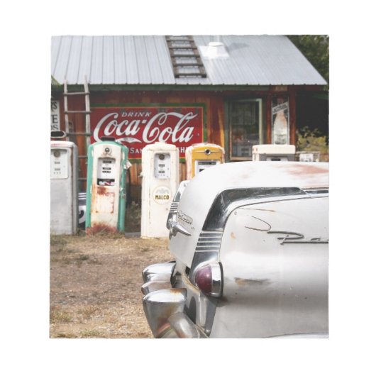 ディクソン、ニューメキシコ、統一された州。ビンテージ車 ノートパッド (正面)