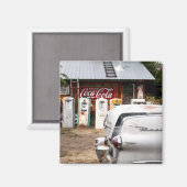 ディクソン、ニューメキシコ、統一された州。ビンテージ車 マグネット (正面/裏面)