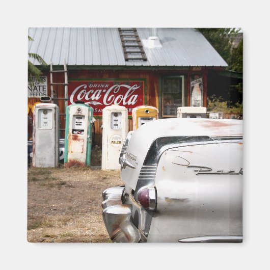 ディクソン、ニューメキシコ、統一された州。ビンテージ車 マグネット (正面)