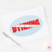 ディクニング(デンマーク語) 楕円形シール (封筒)