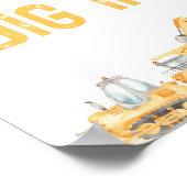 ディグイン建築テーマ誕生日ビュフェ ポスター (角)