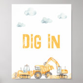 ディグイン建築テーマ誕生日ビュフェ ポスター (正面)