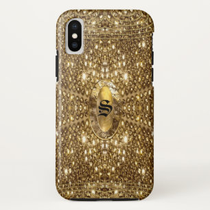 ディグロスグリーム美しいモノグラム iPhone X ケース