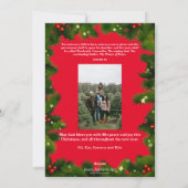 ディケンスクリスマスキャロルかわいいクリスチャンの写真 シーズンカード (裏面)