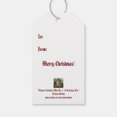 ディケンスクリスマスツリートリミングマウスアート ギフトタグ (裏面)