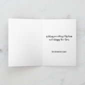 ディケンスクロージヴィンテージイラストレーションクリスマス カード (内部)