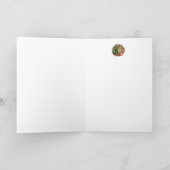 ディケンズのクリスマスツリー飾り付けマウスアート カード (内部)