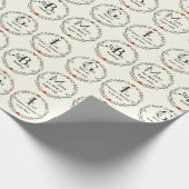 ディケンズアクリスマスキャロル引用文ヴィンテージスクルージ ラッピングペーパー (角)