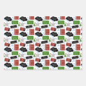 ディケンズスクルージュアクリスマスキャロルバおもしろいフンバグ ラッピングペーパーシート (正面2)