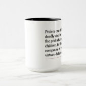 ディケンズ引用文 – マザーフードマグ マグカップ (中央)