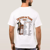 ディケンズ・オン・ツアー 1858 Tシャツ (裏面)