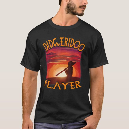 ディゲリドオ棋士サンセットディゲリドオ棋士 Tシャツ (正面)
