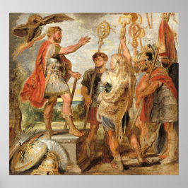 ディシウス・ムス軍団に対処するルーベンスファインアート ポスター