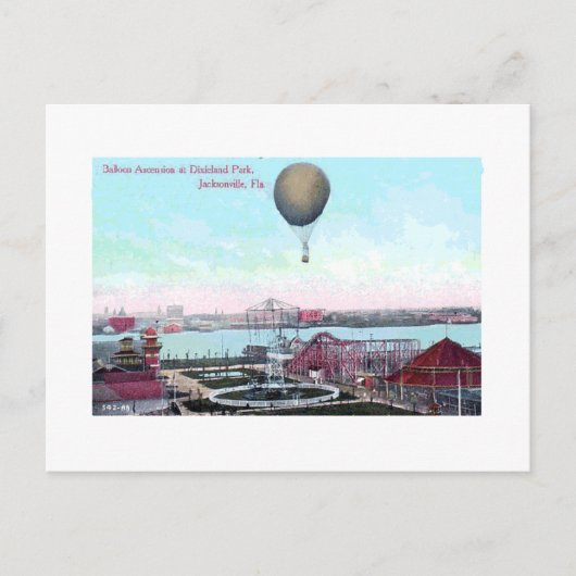ディシーランドパークジャクソンヴィルFlヴィンテージはがき ポストカード (正面)