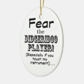 ディジェリオ選手を恐れる セラミックオーナメント (左)