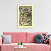 ディジャンクション、インクスケッチ キャンバスプリント (インサイチュ (リビング))