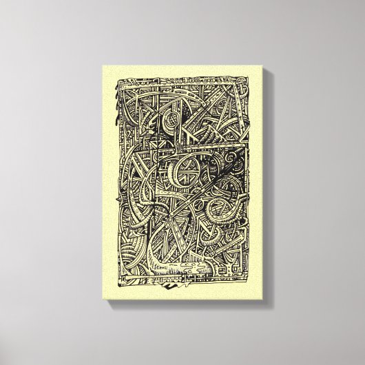 ディジャンクション、インクスケッチ キャンバスプリント (正面)