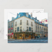 ディジョン，ブルゴーニュ，フランス，マスタードショップ ポストカード (正面/裏面)