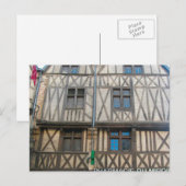 ディジョン、中世建物 ポストカード (正面/裏面)