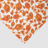 ディジーオレンジフィッシュパターンカスタムティッシュペーパー 薄葉紙 (詳細)