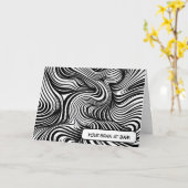 ディジー万華鏡のように千変万化するパターン不眠ユーモア カード (黄色い花)