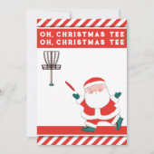 ディスおもしろいクゴルフクリスマスホリデーカード シーズンカード (正面)