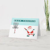 ディスおもしろいクゴルフクリスマス シーズンカード (正面)