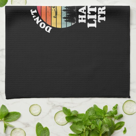 ディスおもしろいクゴルフフリスビーゴルフ選手スポーツ男性 キッチンタオル (折り畳み)