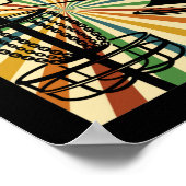 ディスおもしろいクゴルフプレーヤーことわざIバンギンチェーン ポスター (角)