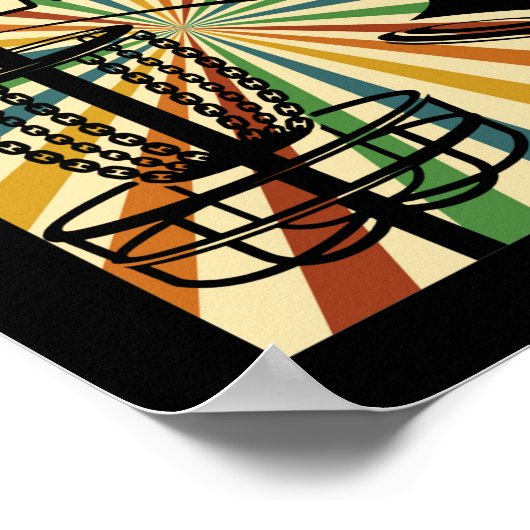 ディスおもしろいクゴルフプレーヤーことわざIバンギンチェーン ポスター (角)