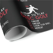 ディスおもしろいクゴルフ指示具フリスビーディスクゴルフ ラッピングペーパー (ロールコーナー)