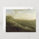 ディスの中をドーキングしたサリーのボクヒルの景色 ポストカード (正面/裏面)