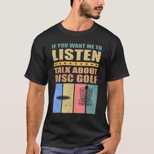 ディスもしク聞ク・ゴルフ Tシャツ (正面)