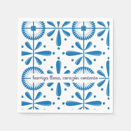 ディスエニョメキシカーノエステロタラベラ スタンダードカクテルナプキン (正面)