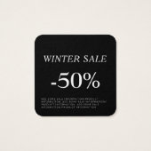 ディスカウントセール服つるラベル (裏面)