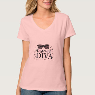 ディスカウントディーバ - おしゃれで賢いショッピングクイーン Tシャツ