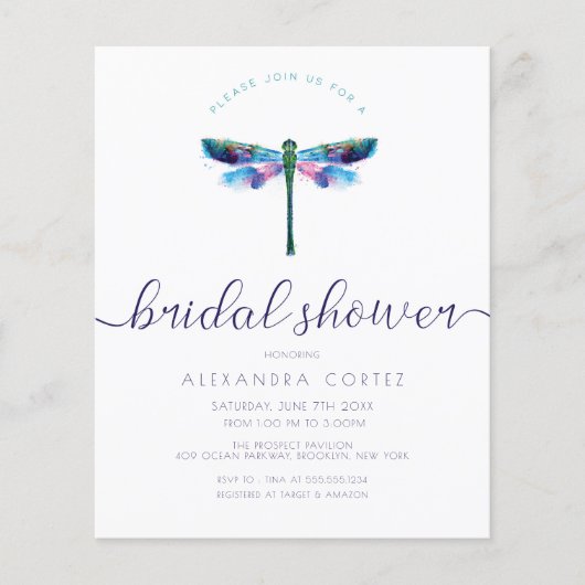 ディスカウントドラゴンフライブライダルシャワー (正面)