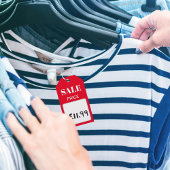 ディスカウント赤い販売の製品価格ラベル ギフトタグ