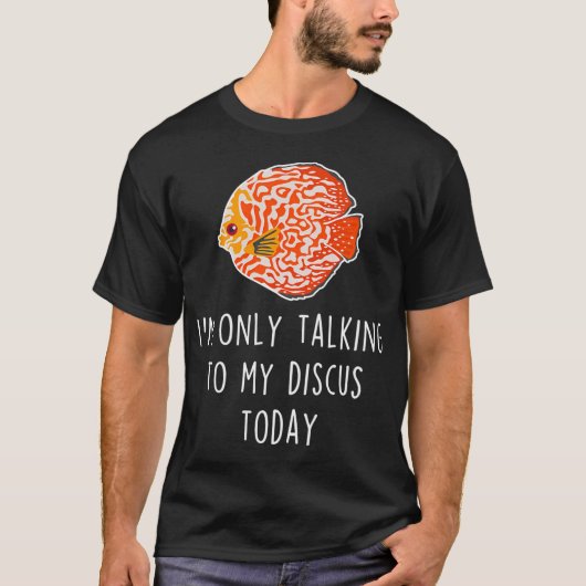 ディスカスがおしゃべり Tシャツ (正面)