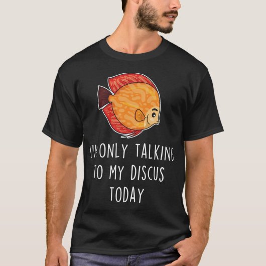 ディスカスがおしゃべり Tシャツ (正面)