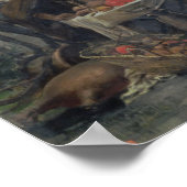 ディスカスを投げること， 1875 ポスター (角)