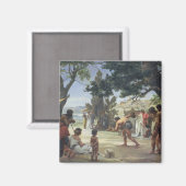 ディスカスを投げること， 1875 マグネット (正面/裏面)